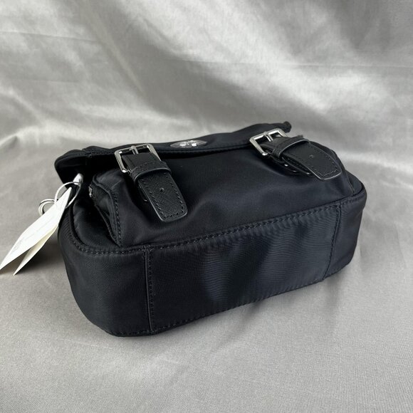 Tory Burch NYLON SMALL MESSENGER in black - Picture 6 of 10